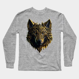 Wolf Face Long Sleeve T-Shirt